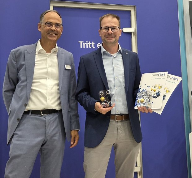 Zweifacher Gewinn des TecPart Innovationspreises 2025 Zweifacher Gewinn des TecPart Innovationspreises 2025