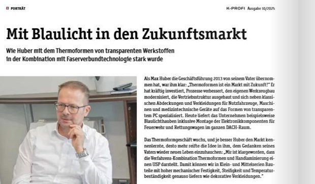 Exklusiv-Porträt im K-Profi Exklusiv-Porträt im K-Profi